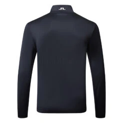 J.Lindeberg Bran 1/2 Zip Golf Sweater -FootJoy || Callaway || Ping Sales J.Lindeberg GMJS08145 6855 M Bran Mid Layer UK SMU JL Navy SWLIN090 Back