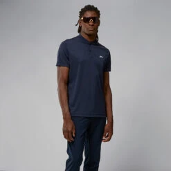 J.Lindeberg Bode Golf Polo Shirt -FootJoy || Callaway || Ping Sales J.Lindeberg GMJT06478 6855 M Bode Regular Fit Polo SHLIN162 JL Navy Model 1