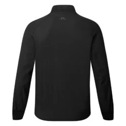 J.Lindeberg Logan Hybrid Golf Wind Jacket -FootJoy || Callaway || Ping Sales J.Lindeberg GMOW06817 9999 M Logan Hybrid Jacket Black WTLIN030 Back