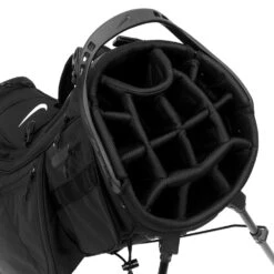 Nike Air Hybrid 2 Golf Stand Bag 5 Nike Air Hybrid 2 Golf Stand Bag -FootJoy || Callaway || Ping Sales Nike Air Hybrid 2 Golf Stand Bag Black Black White 3