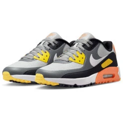 Nike Air Max 90G Golf Shoes 8 Nike Air Max 90G Golf Shoes -FootJoy || Callaway || Ping Sales Nike Air Max 90 G Golf Shoes Smoke Grey Yellow 3