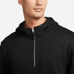 Nike Dry 1/2 Zip Golf Hoodie -FootJoy || Callaway || Ping Sales Nike Dry 1 2 Zip Golf Hoodie Black DN1906 010 SWNIK253 Model 2