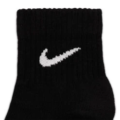Nike Everyday Lightweight Ankle Golf Socks (3 Pack) -FootJoy || Callaway || Ping Sales Nike Everyday Lightweight Ankle Golf Socks 3 Pack Black 3
