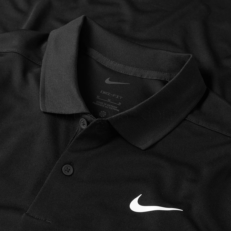 Nike Dry Victory Solid Long Sleeve Golf Polo Shirt 2 Nike Dry Victory Solid Long Sleeve Golf Polo Shirt - Image 2