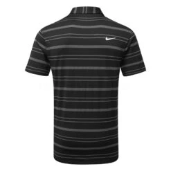 Nike Dry Tour Striped Golf Polo Shirt -FootJoy || Callaway || Ping Sales Nike SS23 Dry Tour Striped Polo DR5300 010 SHNIK856 S Black Anthracite White Back