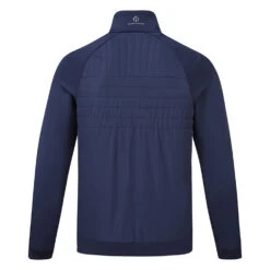 Oscar Jacobson Harrington Thermal Golf Wind Jacket 5 Oscar Jacobson Harrington Thermal Golf Wind Jacket -FootJoy || Callaway || Ping Sales Oscar Jacobson AW22 Harrington Windproof Jacket OJTOP0087 WTOSC092 S Navy Back