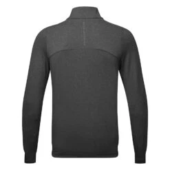 Oscar Jacobson Lawton Tour 1/4 Zip Golf Sweater -FootJoy || Callaway || Ping Sales Oscar Jacobson AW22 Lawton Tour OJTOP0102 SWOSC205 S Black Marl Back