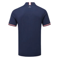 Oscar Jacobson Durham Tour Golf Polo Shirt 5 Oscar Jacobson Durham Tour Golf Polo Shirt -FootJoy || Callaway || Ping Sales Oscar Jacobson SS22 Durham Tour Polo Shirt OJTS0033 Code SHOSC185 M Navy Jewel Red Back