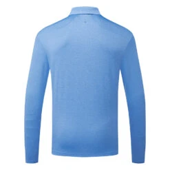 Ping Angus Long Sleeve Golf Polo Shirt -FootJoy || Callaway || Ping Sales Ping AW22 Angus Performance Long Sleeve Polo Shirt PO3504 FB56 SHPIN321 French Blue Multi back