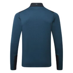 Ping Marshall 1/2 Zip Fleece Golf Sweater -FootJoy || Callaway || Ping Sales Ping AW22 Marshall Half Zip Fleece PO3546 SDN SWPIN164 Stormcloud Navy Back