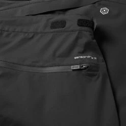 Ping Sensor Dry 2.5 Waterproof Golf Pants -FootJoy || Callaway || Ping Sales Ping AW22 Sensory Dry 2.5 Graphene Waterproof Pants Black P03491 WPPIN016 33 Leg Detail