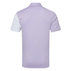 Ping Mack Golf Polo Shirt -FootJoy || Callaway || Ping Sales Ping SS23 Mack Polo Shirt P03576 WCL9 SHPIN342 White Cool Lilac Multi Back