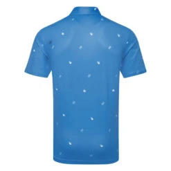 Ping Two Tone Golf Polo Shirt -FootJoy || Callaway || Ping Sales Ping SS23 Two Tone Polo Shirt P03571 DEB SHPIN349 Danube Infinity Blue Multi Back