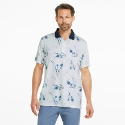 Puma MATTR Lowlands Golf Polo Shirt 9 Puma MATTR Lowlands Golf Polo Shirt -FootJoy || Callaway || Ping Sales Puma AW22 Mattr Lowlands Polo 535453 01 SHPUM636 Bright White Navy Blazer S Model 1