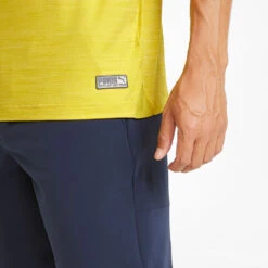 Puma EGW Cloudspun Pushcart Pocket Golf Polo Shirt -FootJoy || Callaway || Ping Sales Puma SS22 EGW Cloudspun Pushcart Pocket Tee Shirt 599275 05 Code SHPUM568 M Bamboo Heather Model 2