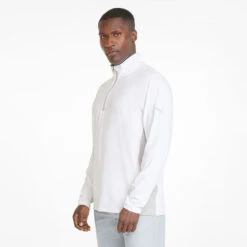 Puma Gamer 1/4 Zip Golf Popover -FootJoy || Callaway || Ping Sales Puma SS22 Gamer 1 4 Zip Sweater 599127 02 Code SWPUM230 M Bright White model 1