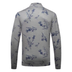 Puma Cloudspun Lowlands 1/4 Zip Golf Popover -FootJoy || Callaway || Ping Sales Puma Cloudspun Lowlands 1 4 Zip Golf Popover Quiet Shade Heather 537067 02 SWPUM258 Back