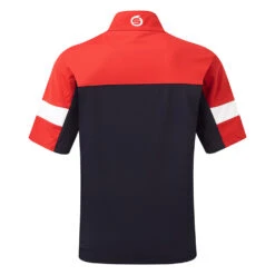 Sunderland Cortina 1/2 Zip SS Golf Wind Top -FootJoy || Callaway || Ping Sales Sunderland AW22 Cortina Half Sleeve Windproof Top SUNMW85 COR WTSUN053 M Navy Red White Back