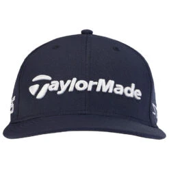 TaylorMade 2022 Tour Flatbill Golf Cap -FootJoy || Callaway || Ping Sales TaylorMade Tour Flatbill Golf Cap Navy 3