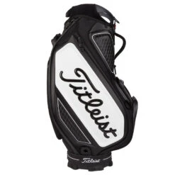 Titleist Golf Tour Staff Bag -FootJoy || Callaway || Ping Sales Titleist 2022 Golf Tour Staff Bag Black White 4