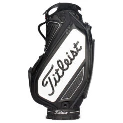 Titleist Golf Tour Staff Bag -FootJoy || Callaway || Ping Sales Titleist 2022 Golf Tour Staff Bag Black White 5