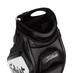 Titleist Golf Tour Staff Bag -FootJoy || Callaway || Ping Sales Titleist 2022 Golf Tour Staff Bag Black White 6