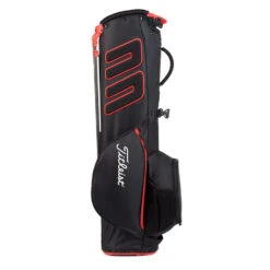 Titleist Players 4 Carbon Golf Stand Bag 7 Titleist Players 4 Carbon Golf Stand Bag -FootJoy || Callaway || Ping Sales Titleist 2022 Players 4 Carbon Stand Bag Black Black Red 3