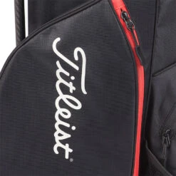 Titleist Players 4 Carbon Golf Stand Bag 9 Titleist Players 4 Carbon Golf Stand Bag -FootJoy || Callaway || Ping Sales Titleist 2022 Players 4 Carbon Stand Bag Black Black Red 5