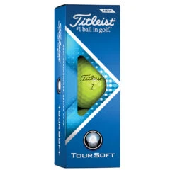 Titleist Tour Soft Golf Balls 7 Titleist Tour Soft Golf Balls -FootJoy || Callaway || Ping Sales Titleist 2022 Tour Soft Golf Balls Yellow 4