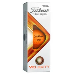 Titleist Velocity Matte Golf Balls -FootJoy || Callaway || Ping Sales Titleist 2022 Velocity Golf Balls Orange 4