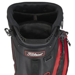 Titleist Players 4 StaDry Golf Stand Bag -FootJoy || Callaway || Ping Sales Titleist 2023 Players 4 Stadry Stand Bag Black Black Red 4