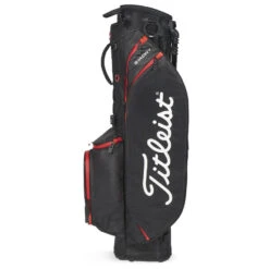 Titleist Players 4 StaDry Golf Stand Bag -FootJoy || Callaway || Ping Sales Titleist 2023 Players 4 Stadry Stand Bag Black Black Red 5