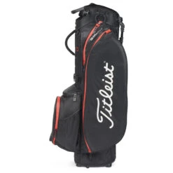 Titleist Players 5 StaDry Golf Stand Bag -FootJoy || Callaway || Ping Sales Titleist 2023 Players 5 Stadry Stand Bag Black Black Red 5