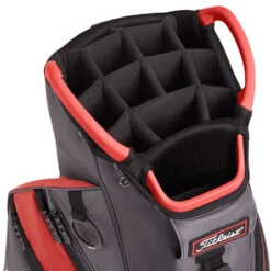Titleist Cart 14 Lightweight Golf Cart Bag -FootJoy || Callaway || Ping Sales Titleist Cart 14 Lightweight Golf Cart Bag Graphite Isl Red Black 4
