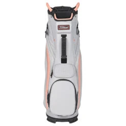 Titleist Cart 14 Lightweight Golf Cart Bag -FootJoy || Callaway || Ping Sales Titleist Cart 14 Lightweight Golf Cart Bag Grey Peach 3