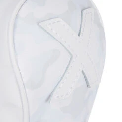 Titleist White Out Leather Hybrid Headcover 5 Titleist White Out Leather Hybrid Headcover -FootJoy || Callaway || Ping Sales Titleist Leather White Out Hybrid Headcover White Out 3