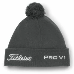 Titleist Tour Pom Pom Golf Beanie -FootJoy || Callaway || Ping Sales Titleist Tour Pom Pom Golf Beanie Charcoal White 3
