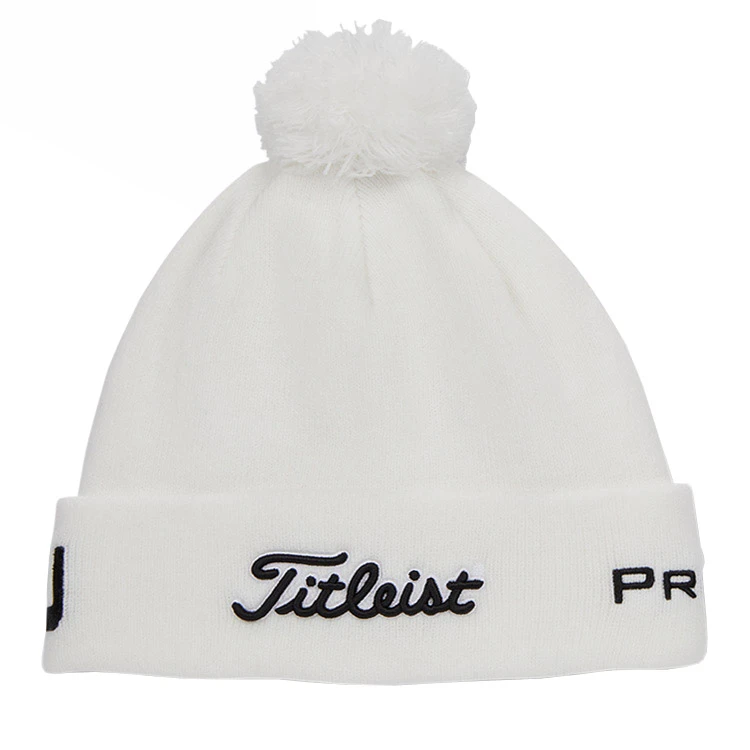 Titleist Tour Pom Pom Golf Beanie 1 Titleist Tour Pom Pom Golf Beanie