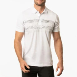 TravisMathew Activate Golf Polo Shirt 9 TravisMathew Activate Golf Polo Shirt -FootJoy || Callaway || Ping Sales Travis Mathew SS21 Activate Golf Polo Shirt 1MW440 SHTRA055 XL White Model 1