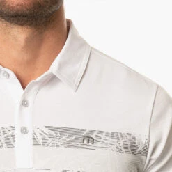TravisMathew Activate Golf Polo Shirt 10 TravisMathew Activate Golf Polo Shirt -FootJoy || Callaway || Ping Sales Travis Mathew SS21 Activate Golf Polo Shirt 1MW440 SHTRA055 XL White Model 2