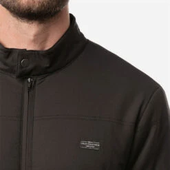 TravisMathew Interlude Full Zip Golf Jacket -FootJoy || Callaway || Ping Sales Travis Mathew SS21 Interlude Sweater Jacket 1MT003 0BLK Code SWTRA018 M Black Model 2