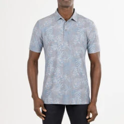 TravisMathew Patio Time Golf Polo Shirt -FootJoy || Callaway || Ping Sales Travis Mathew SS21 Patio Time Golf Polo Shirt 1MW148 SHTRA058 L Heather Medium Grey Model 1