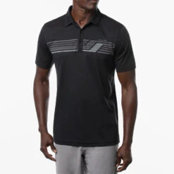 TravisMathew River Basin Golf Polo Shirt 9 TravisMathew River Basin Golf Polo Shirt -FootJoy || Callaway || Ping Sales Travis Mathew SS21 River Basin Golf Polo Shirt 1MW150 SHTRA059 L Black Model 1