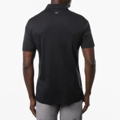 TravisMathew River Basin Golf Polo Shirt 11 TravisMathew River Basin Golf Polo Shirt -FootJoy || Callaway || Ping Sales Travis Mathew SS21 River Basin Golf Polo Shirt 1MW150 SHTRA059 L Black Model 3