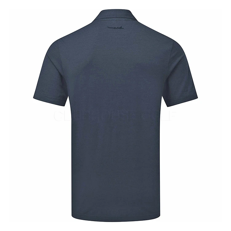 TravisMathew The Heater Golf Polo Shirt Black 3 TravisMathew The Heater Golf Polo Shirt Black - Image 3