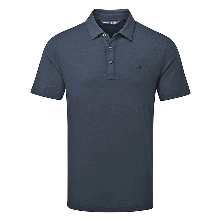 TravisMathew The Heater Golf Polo Shirt Black 1 TravisMathew The Heater Golf Polo Shirt Black