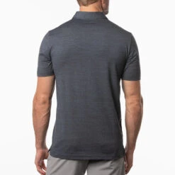 TravisMathew The Heater Golf Polo Shirt Black 11 TravisMathew The Heater Golf Polo Shirt Black -FootJoy || Callaway || Ping Sales Travis Mathew SS21 The Heater Golf Polo Shirt 1MW395 Code SHTRA036 M Vintage Indigo Black model 3