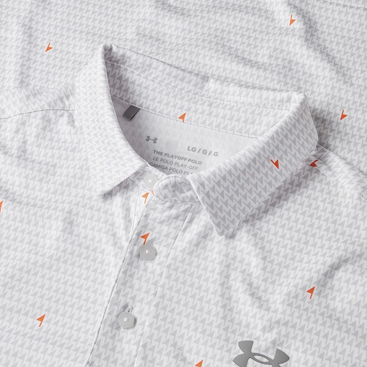 Under Armour Playoff 2.0 Flag Print Golf Polo Shirt 2 Under Armour Playoff 2.0 Flag Print Golf Polo Shirt - Image 2