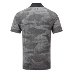 Under Armour Playoff 2.0 Jacquard Golf Polo Shirt -FootJoy || Callaway || Ping Sales Under Armour AW22 Playoff 2.0 Jacquard Polo Shirt 1373694 001 SHUND303 XXXL Black White Black Back