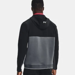 Under Armour Storm Daytona Full Zip Hoodie 11 Under Armour Storm Daytona Full Zip Hoodie -FootJoy || Callaway || Ping Sales Under Armour AW22 Storm Daytona Full Zip Sweater 1373412 012 SWUND184 Pitch Gray Black Reflective Model 3